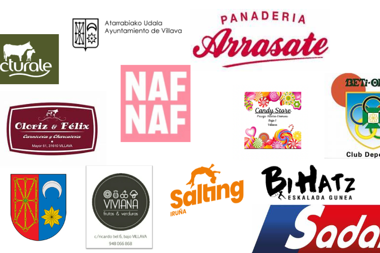 Logotipos de colaboradores del Campus Villava